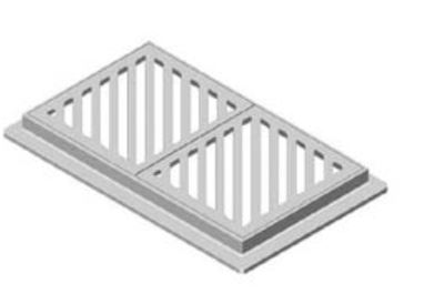 Neenah R-3574-2D Roll and Gutter Inlets